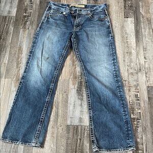 Big Star Men's Bootcut Jeans in Faded Blue